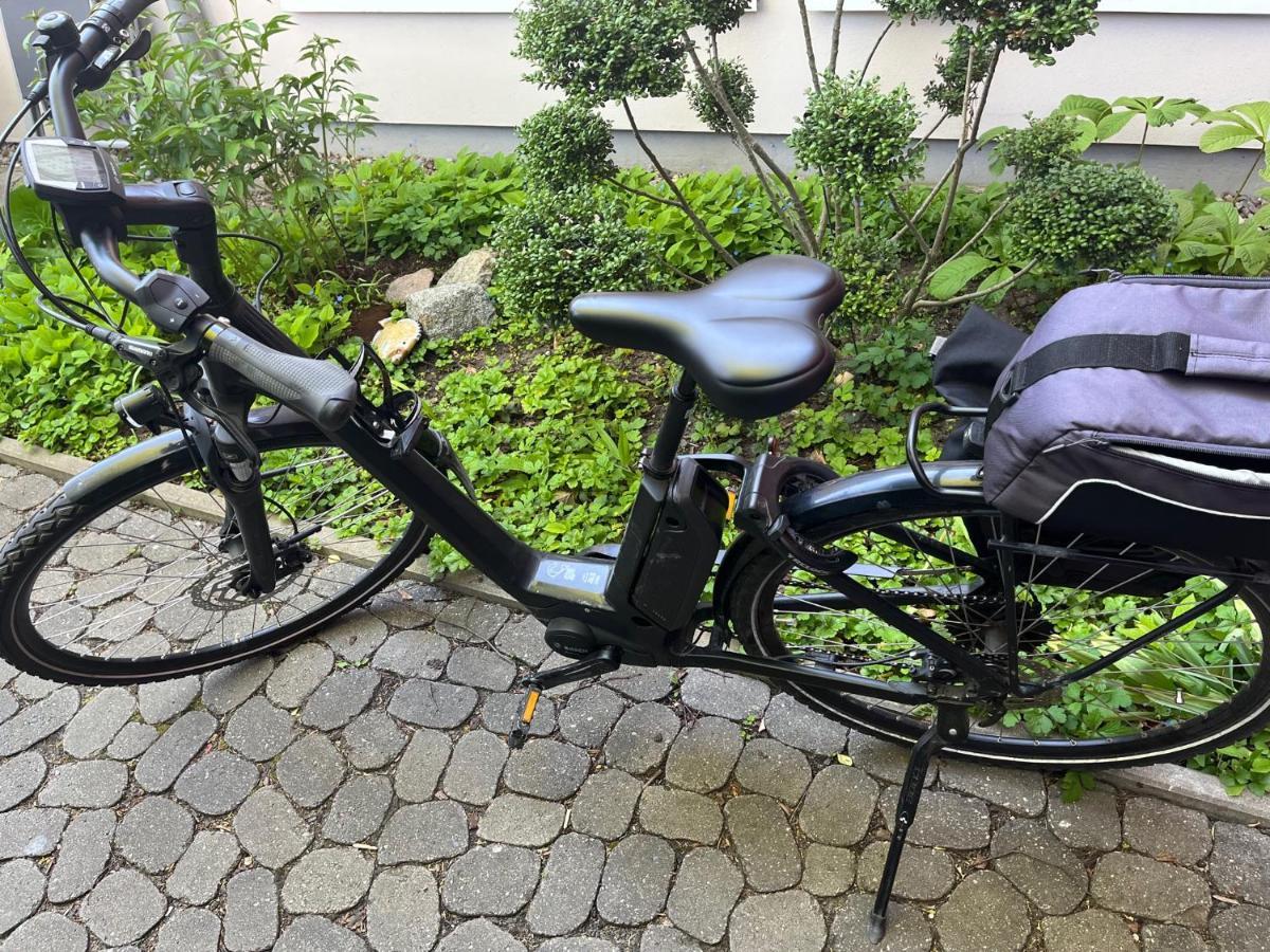 Fewo Mit 3 Sz, Direkte Innenstadtlage, Suedterrasse, Parkplatz Auf Dem Eigenem Privatgrundstueck, 2X E-Bike Und E-Autoladesaeule Inklusive, Konzertkirche, Schauspielhaus, Fh, Jahnsportforum Sowie Der Tollensesee Sind Fusslaeufig In Ein Paar Minuten E Neubrandenburg Kültér fotó